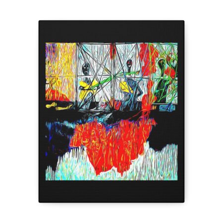 The Love Puzzle - Satin Canvas, Stretched